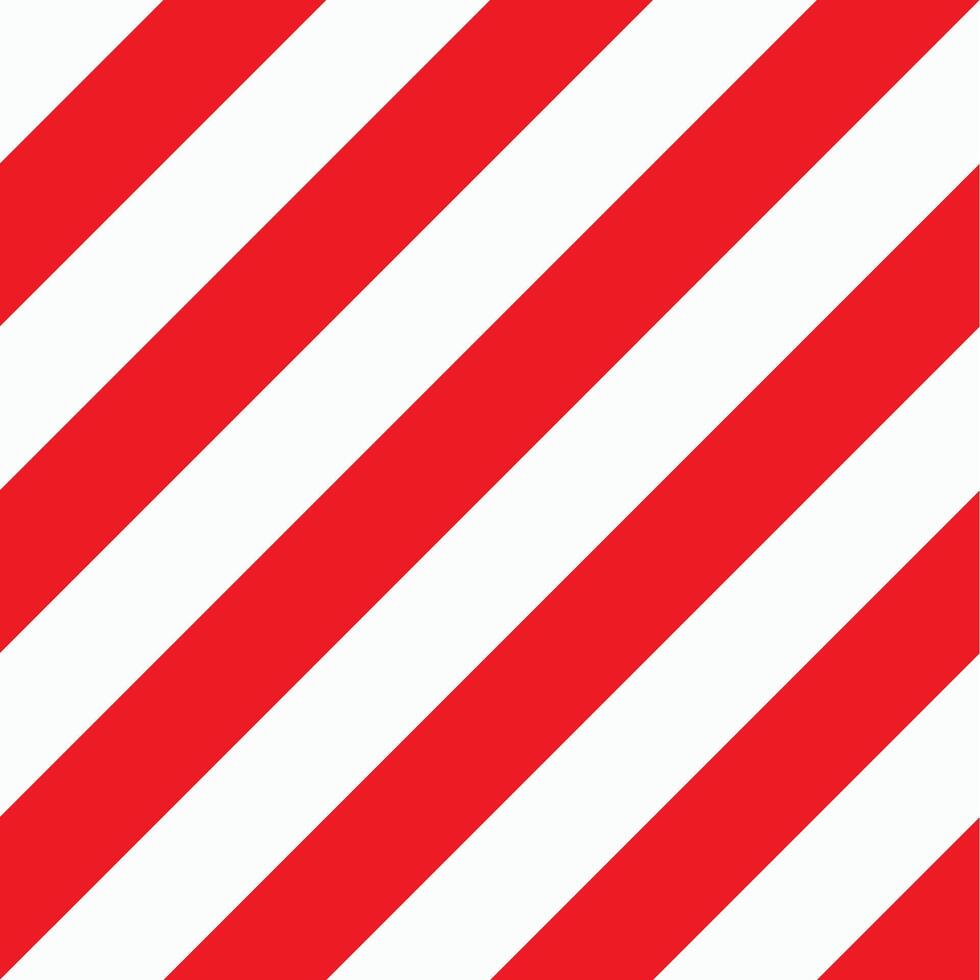 simple seamless pattern of red and white diagonal lines, coution stripes texture, warning stripe, safety, warning, christmas background vector
