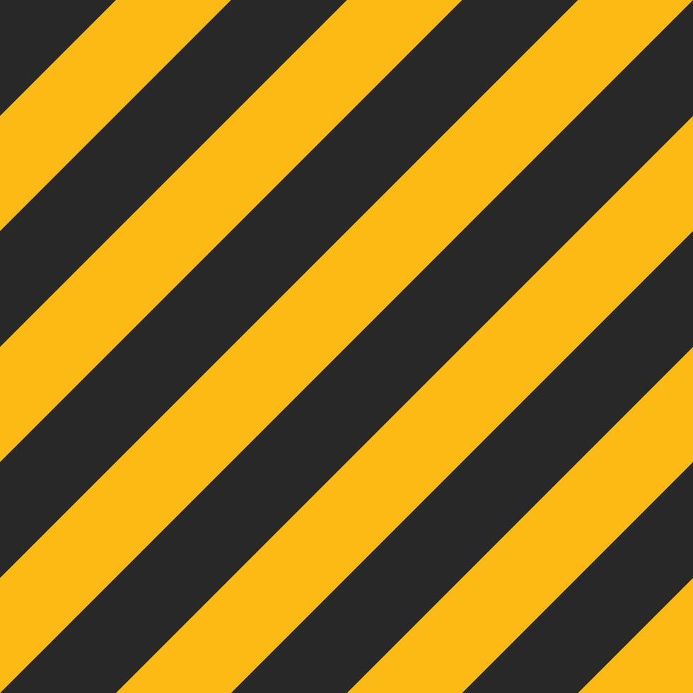 simple seamless pattern of black and yellow diagonal lines coution stripes texture, warning stripe, safety, warning background vector