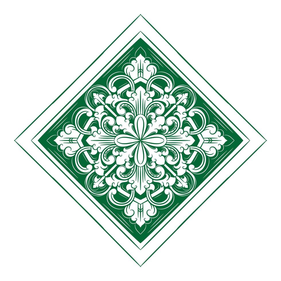 Luxury frame Ornament wedding decoration vector