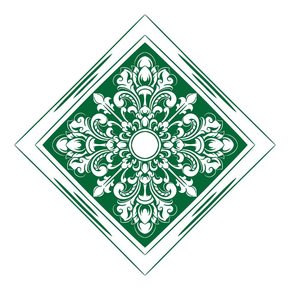Vintage border design ornament wedding decoration vector