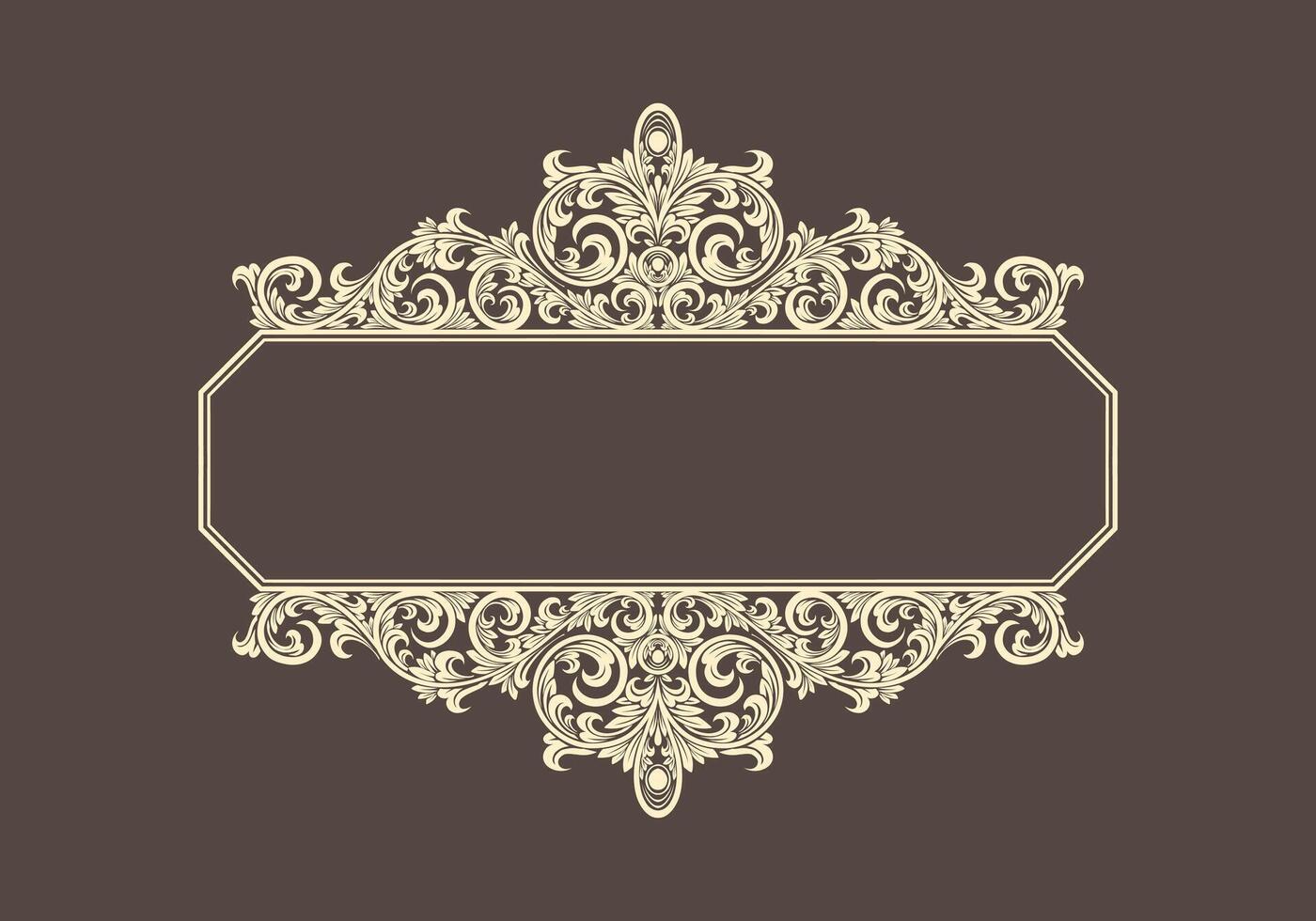 Frames and Plaques of Classic Style vector