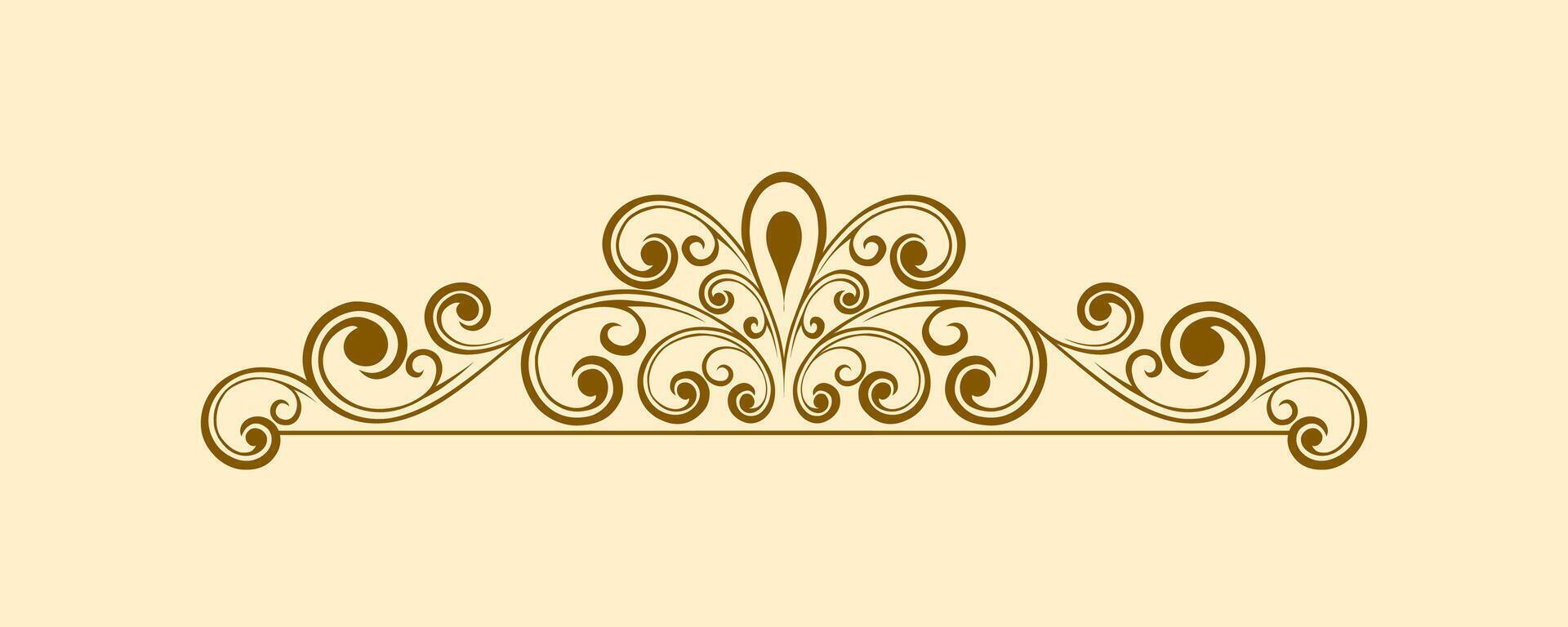 frame Elegant luxury vintage floral border ornament wedding element vector