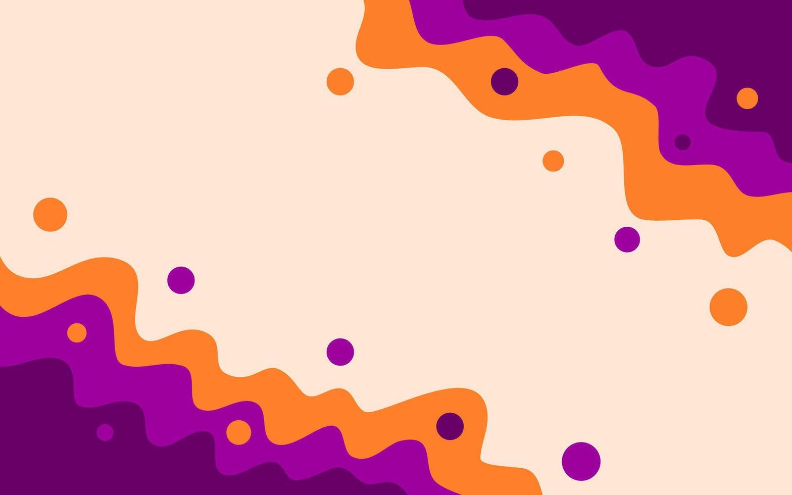 abstract liquid purple and orange background Suitable for templates vector