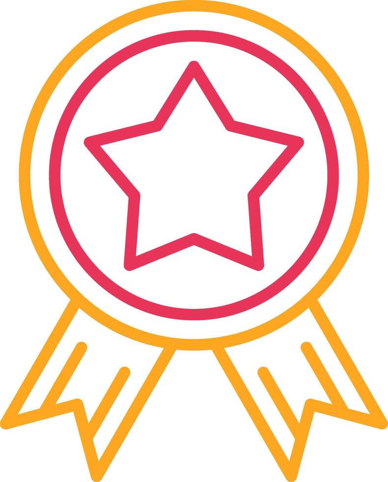 Win Line Two Color Icon vector