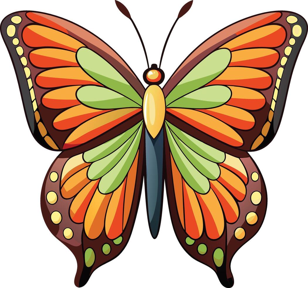 Colorful Butterfly Available on EPS File vector