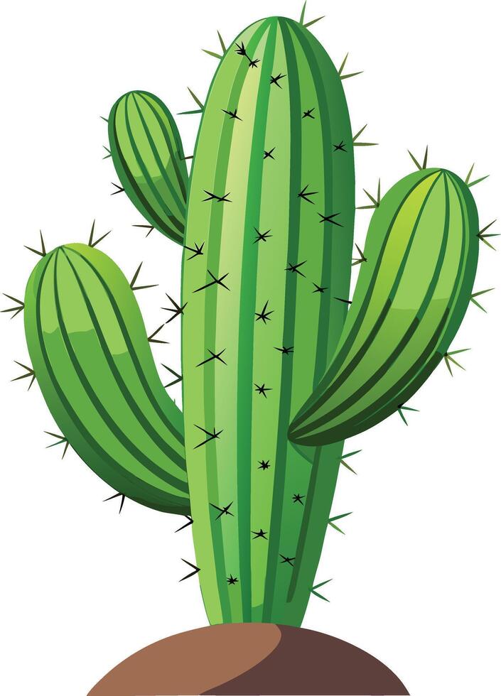 Charming Cactus Available on EPS File vector