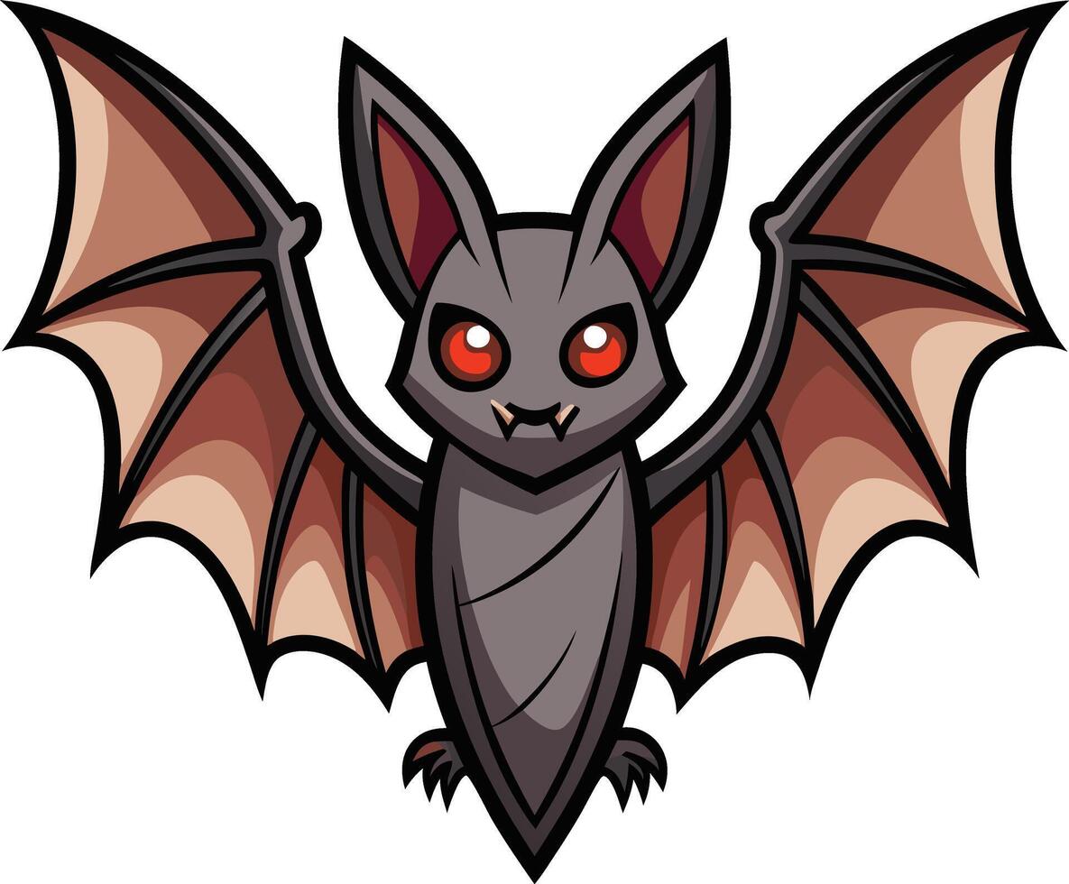 Whimsical Bat Available on EPS File vector