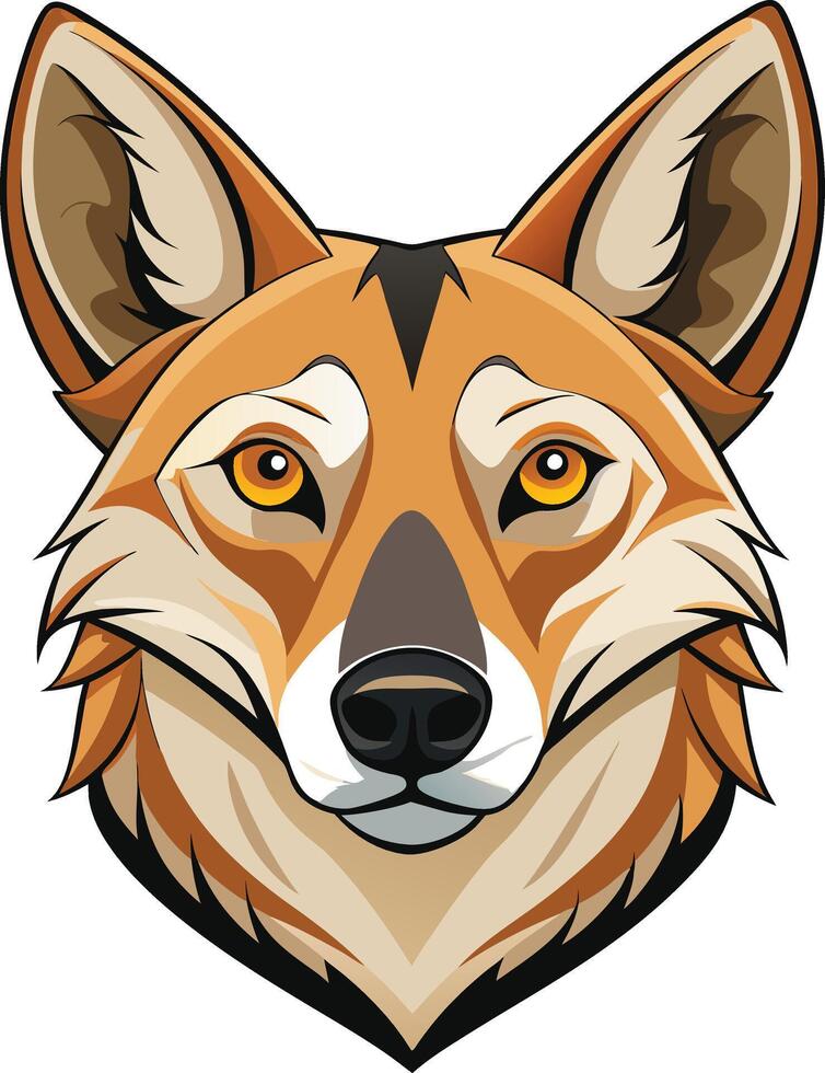 Wild Dingo Available on EPS File vector