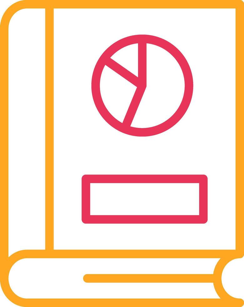 statistic Line Two Color Icon vector