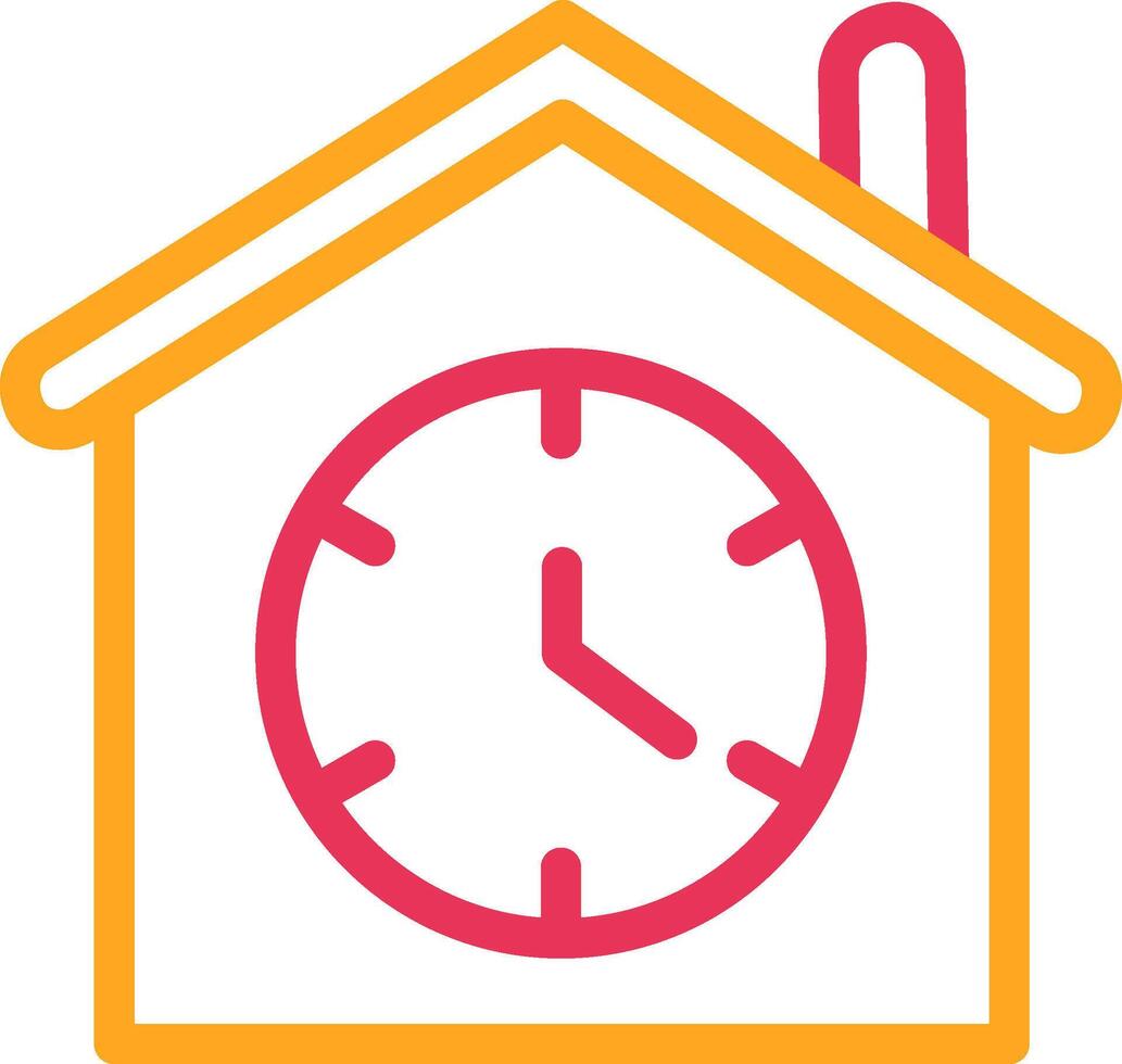 Waiting Line Two Color Icon vector
