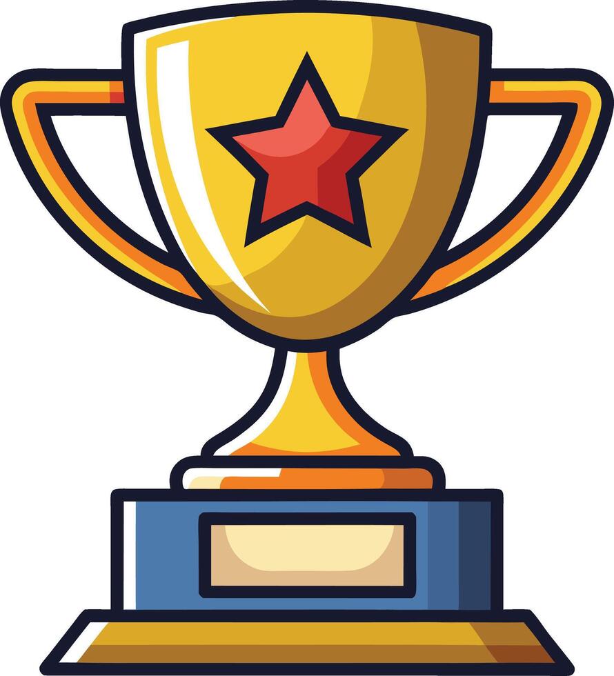 Elegant Trophy - Available on EPS File vector