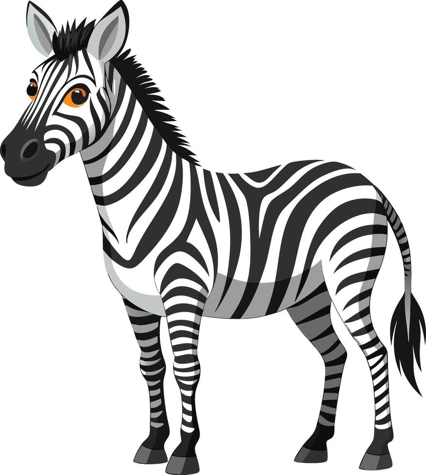 Graceful Zebra - Available on EPS File vector