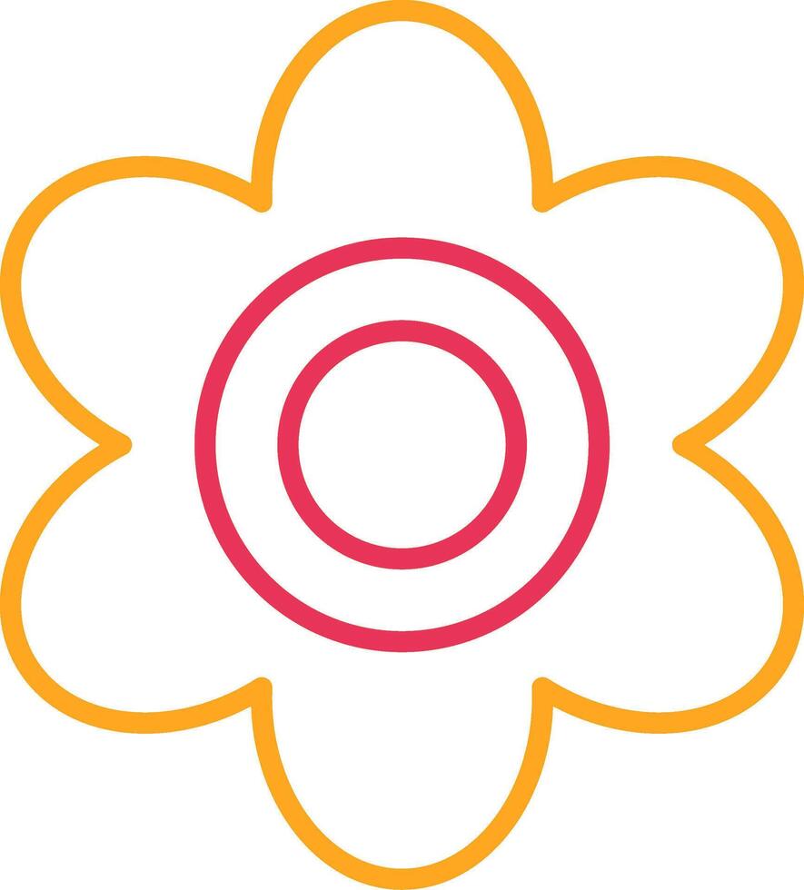 Violet Line Two Color Icon vector