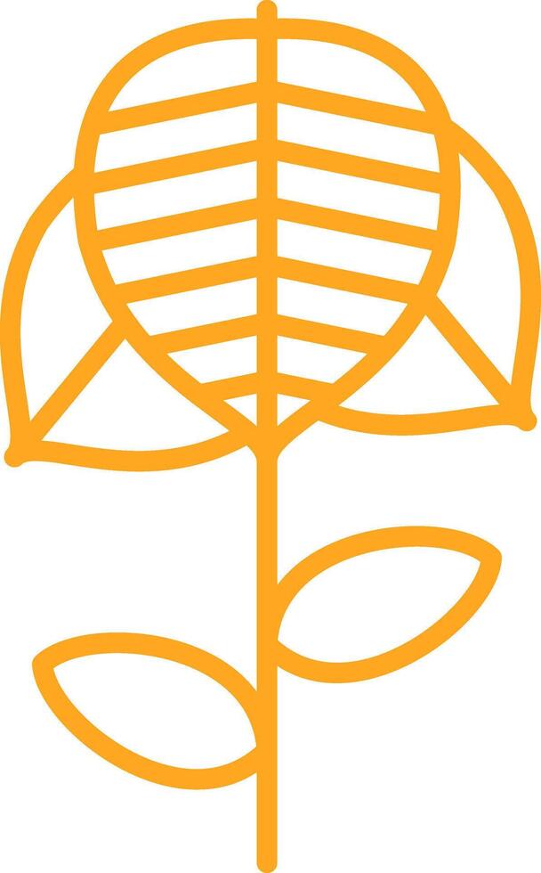 Anthurium Line Two Color Icon vector