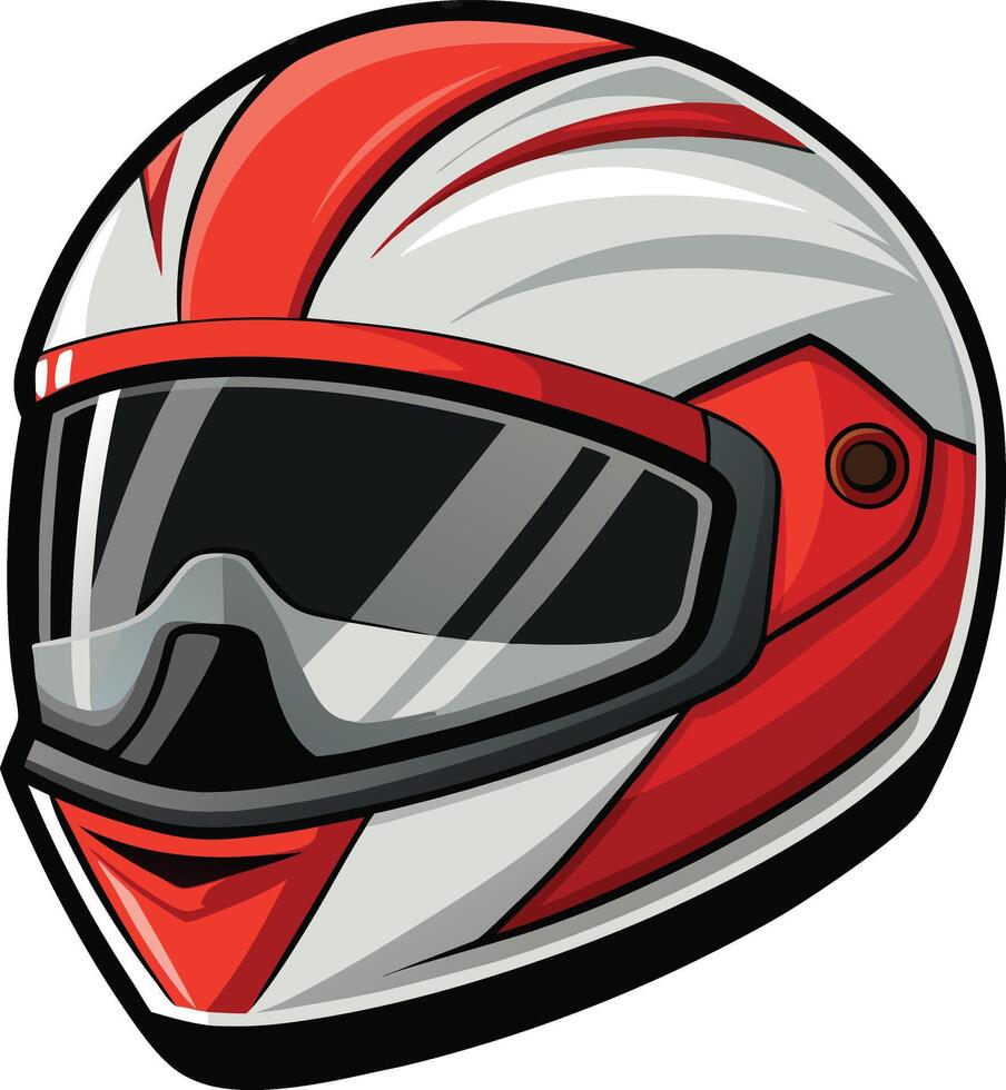 Motorcycle Helmet Available on EPS File vector