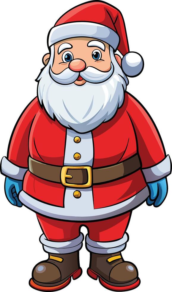 Merry Santa Claus Available on EPS File vector