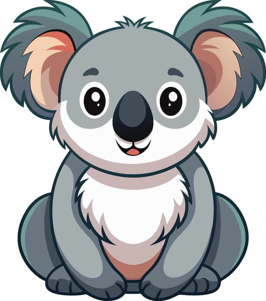 Charming Koala Available on EPS File vector