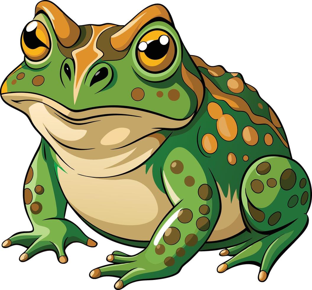 Charming Toad - Available on EPS File vector