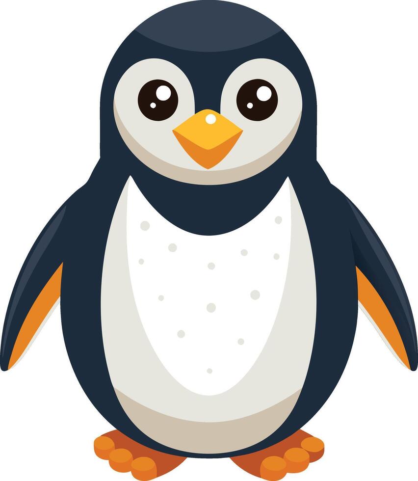 Charming Penguin Available on EPS File vector