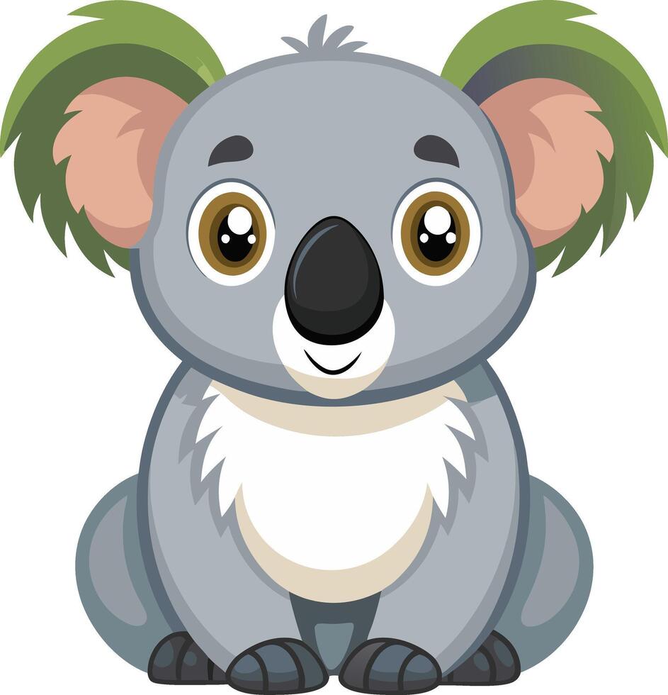 Endearing Koala Available on EPS File vector