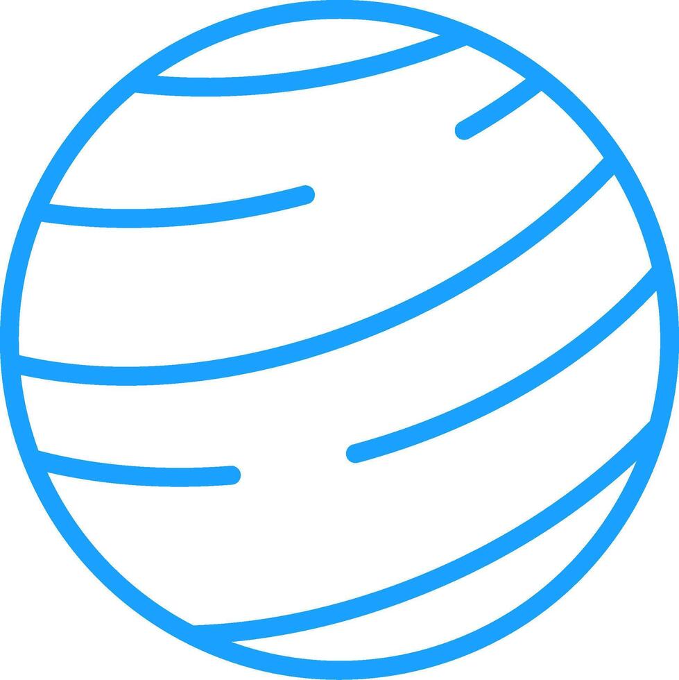 Jupiter Line Two Color Icon vector