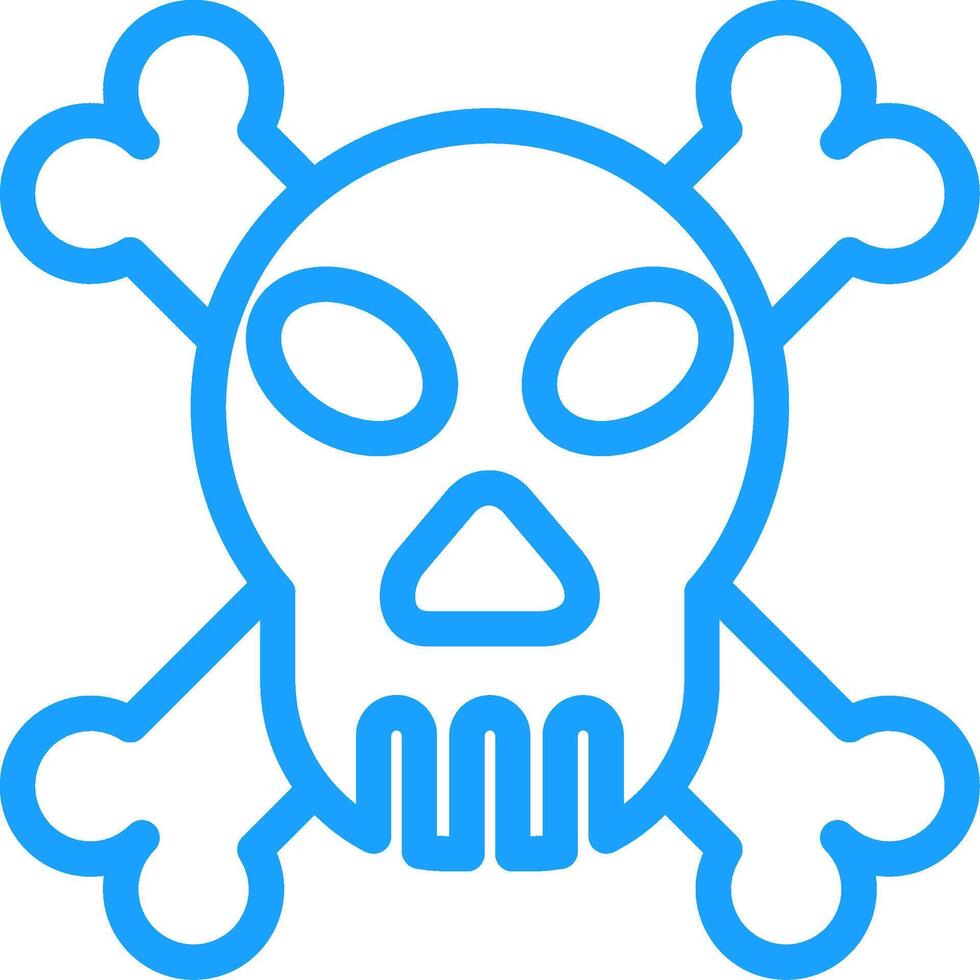 Danger Line Two Color Icon vector