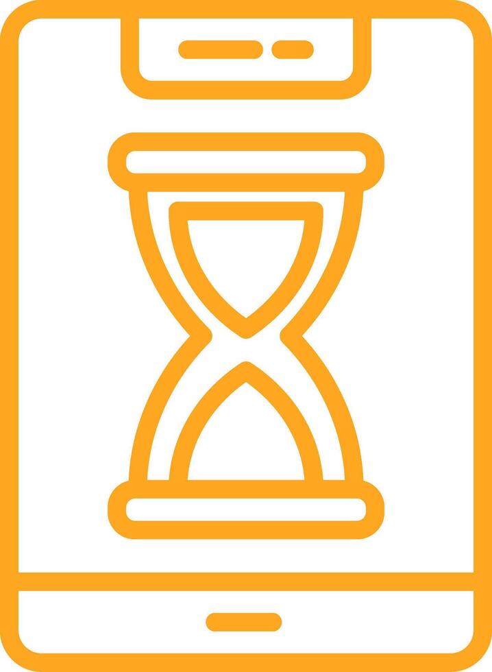 Smartphone Line Two Color Icon vector