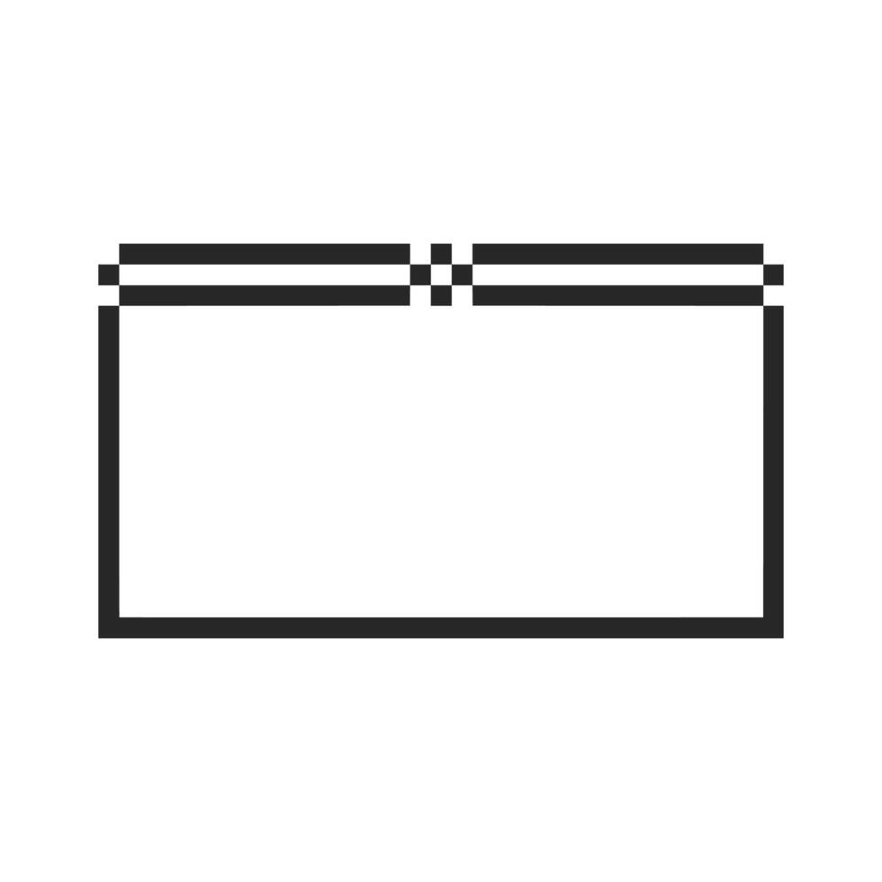 Simple canvas accented by an elegant frame vector
