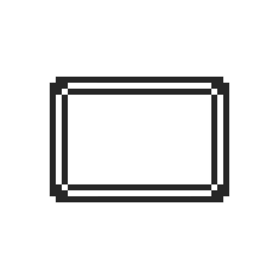 Blank canvas framed with a sleek design vector