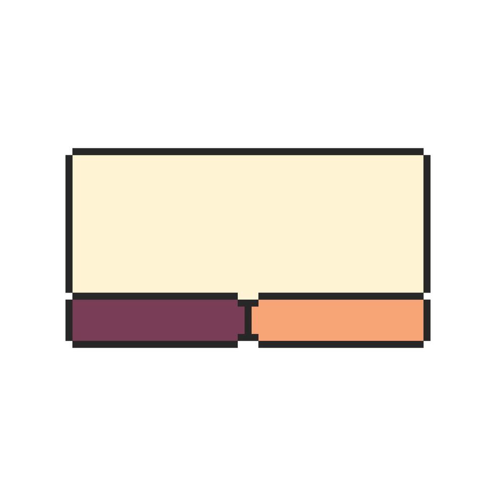 Blank canvas surrounded by a modern frame vector