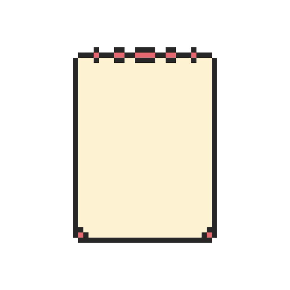 Simple empty canvas with a bold frame vector