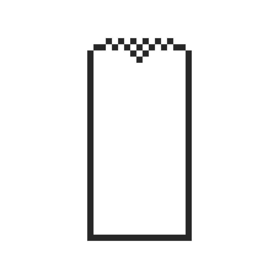 Clean minimalist canvas enclosed in a sleek design vector