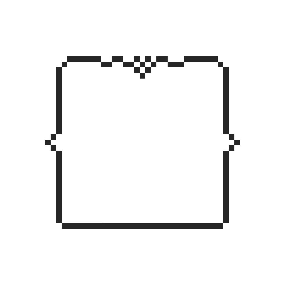 Decorative frame with a blank minimalist design vector