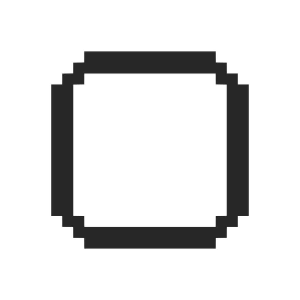 Blank canvas accented by a stylish frame vector