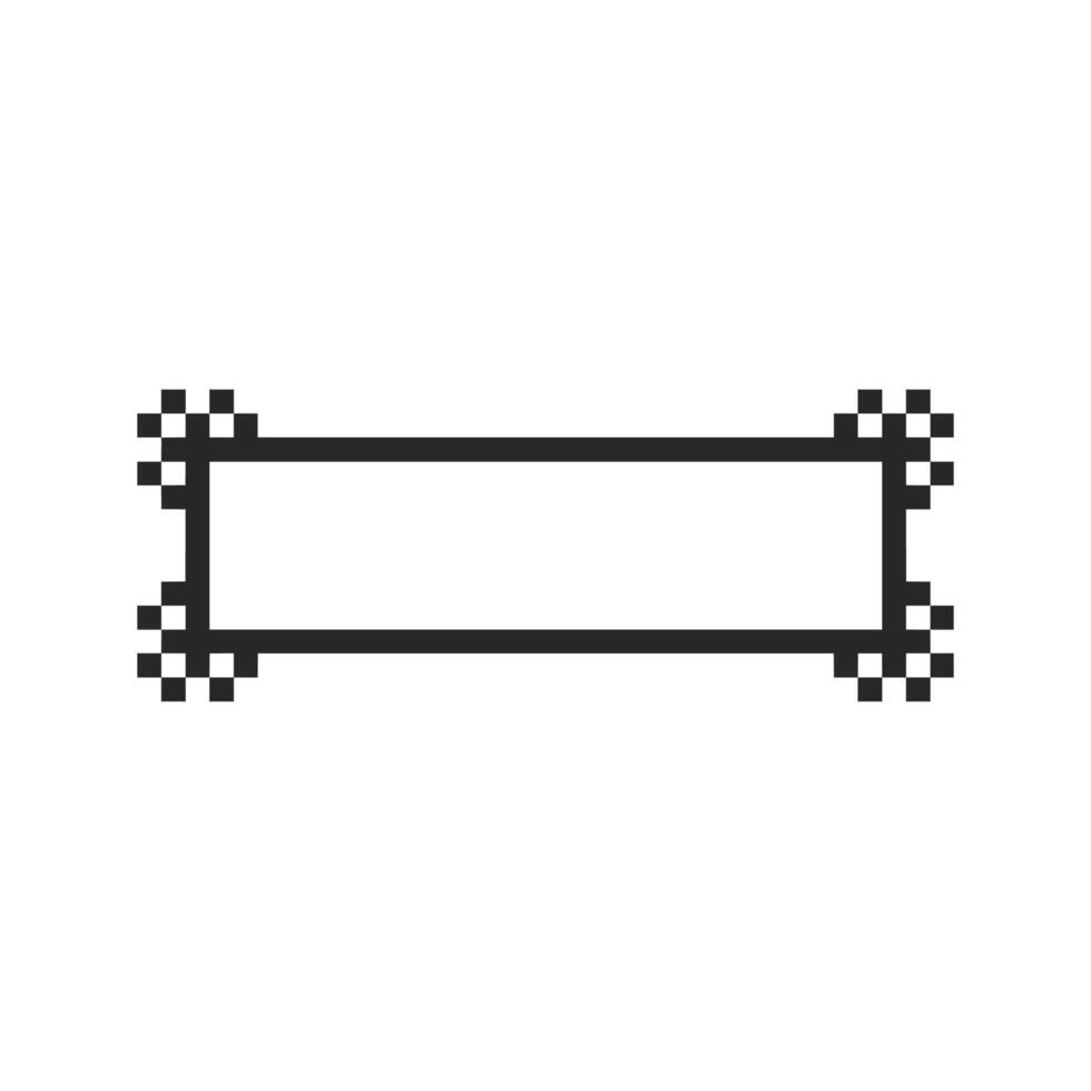 Sleek blank frame with artistic flair vector