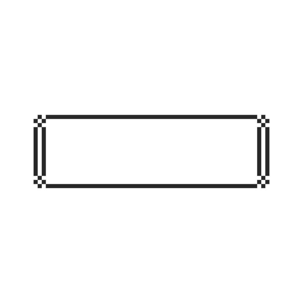 Simple blank canvas enclosed in a sleek frame vector
