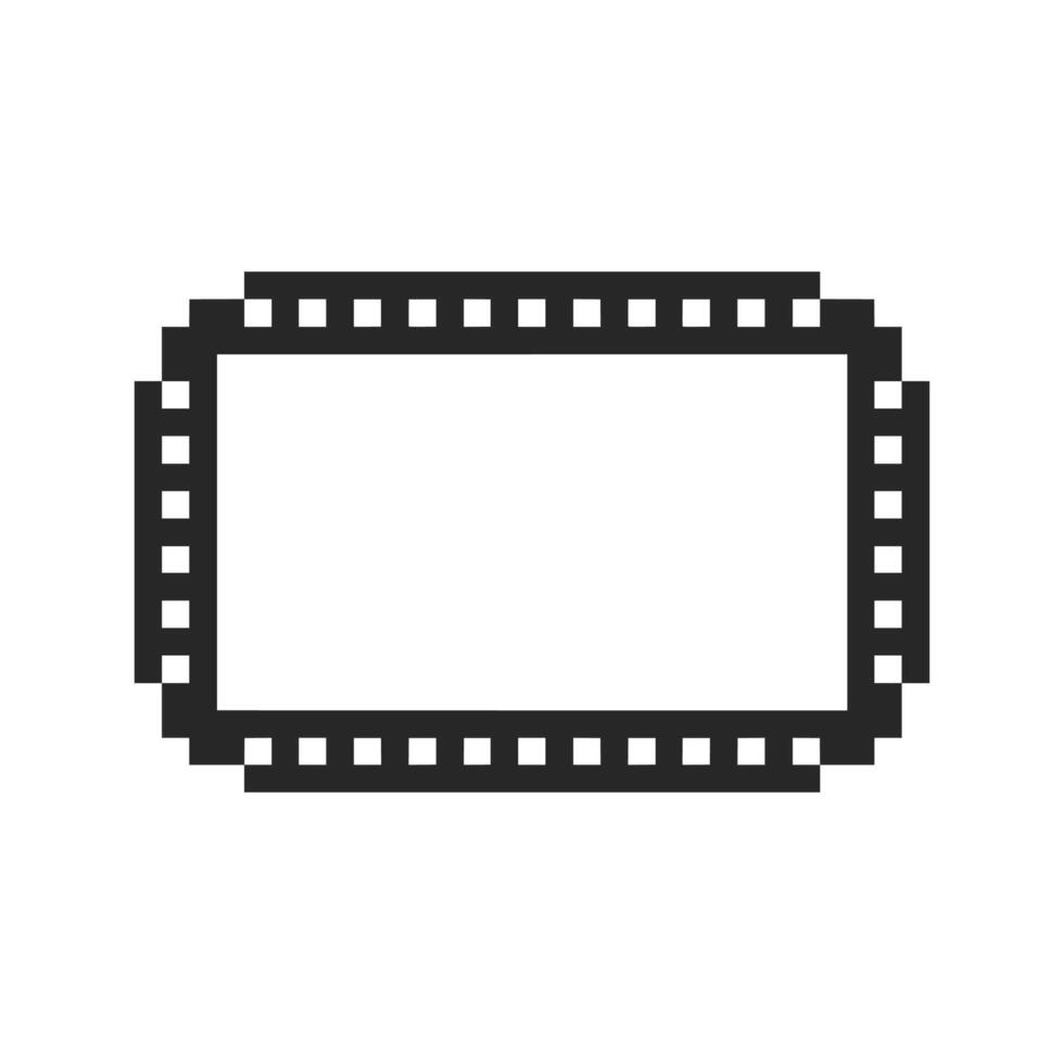 Simple canvas enclosed in a subtle decorative frame vector