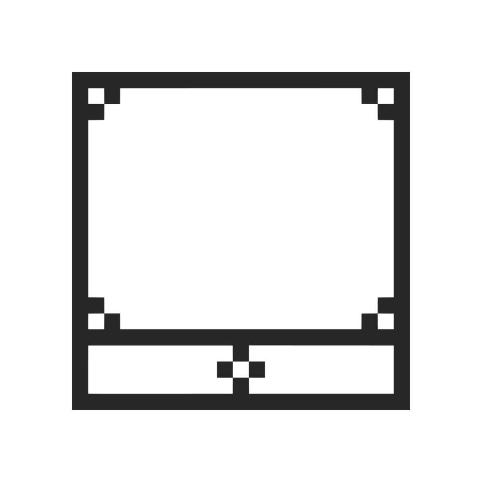Blank canvas framed in understated elegance vector