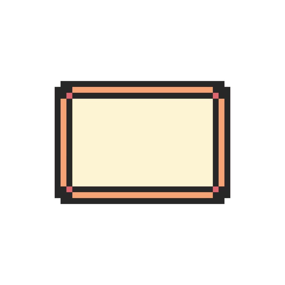 Simple blank border with decorative accents vector