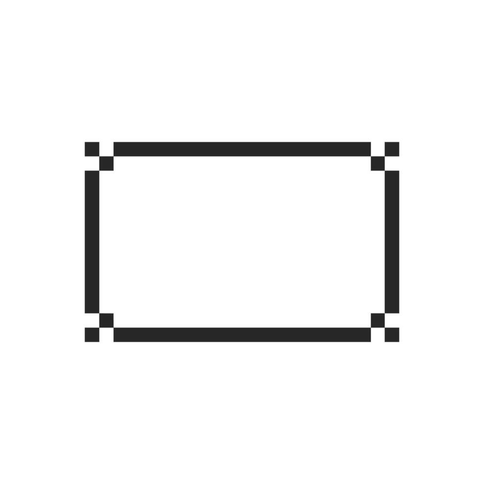 Blank canvas framed in a modern design vector