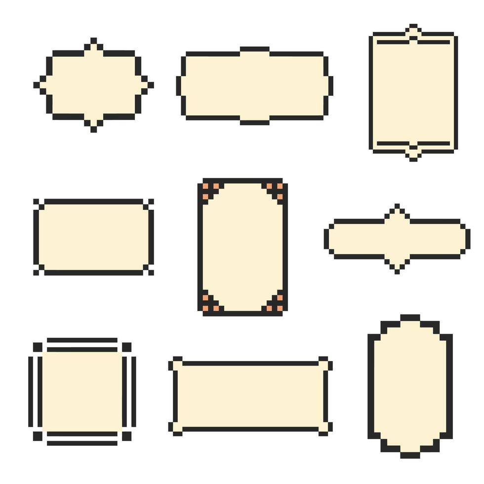Stylish border with a blank center vector