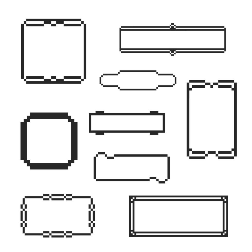 Modern border around a blank minimalist canvas vector