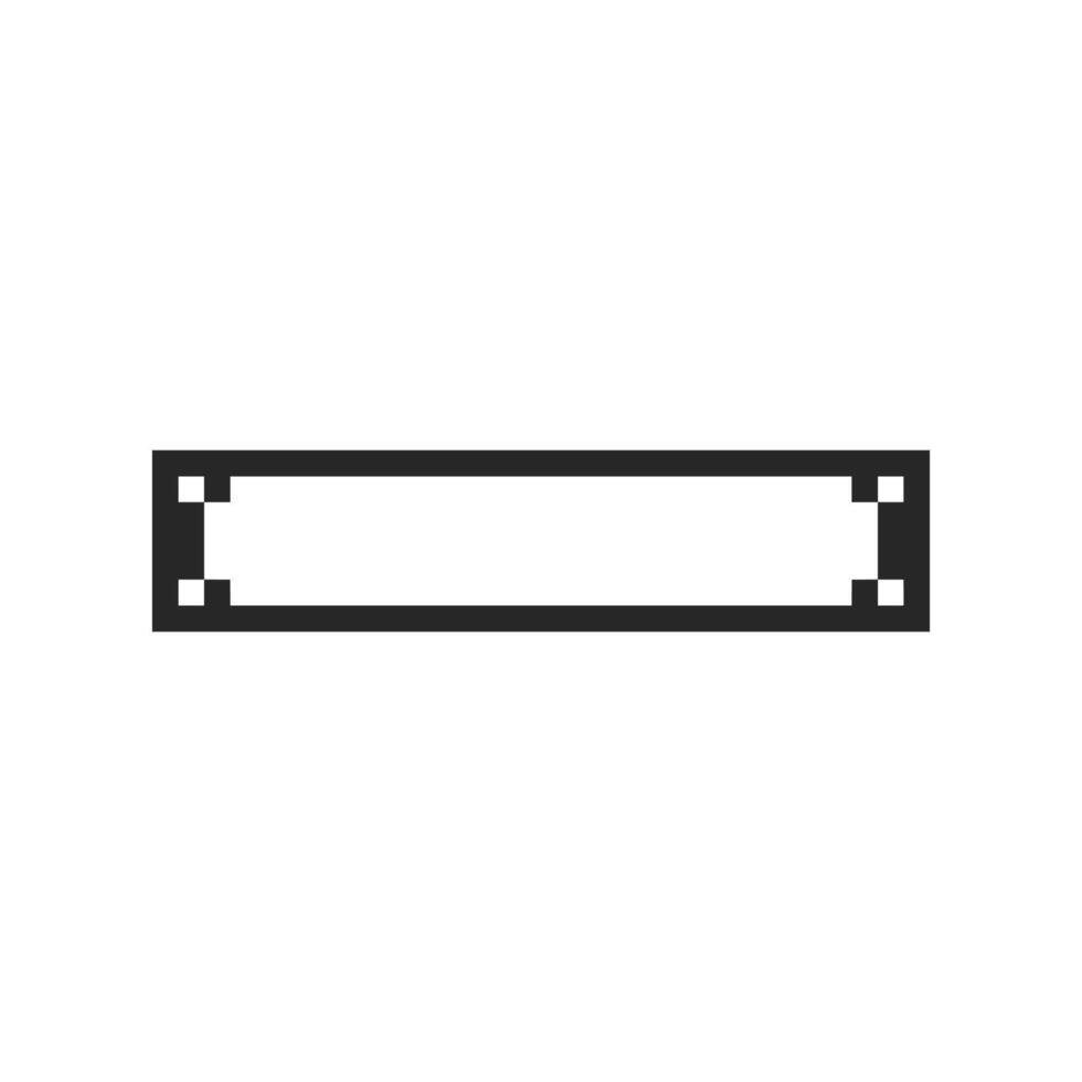 Stylish blank canvas with subtle border accents vector