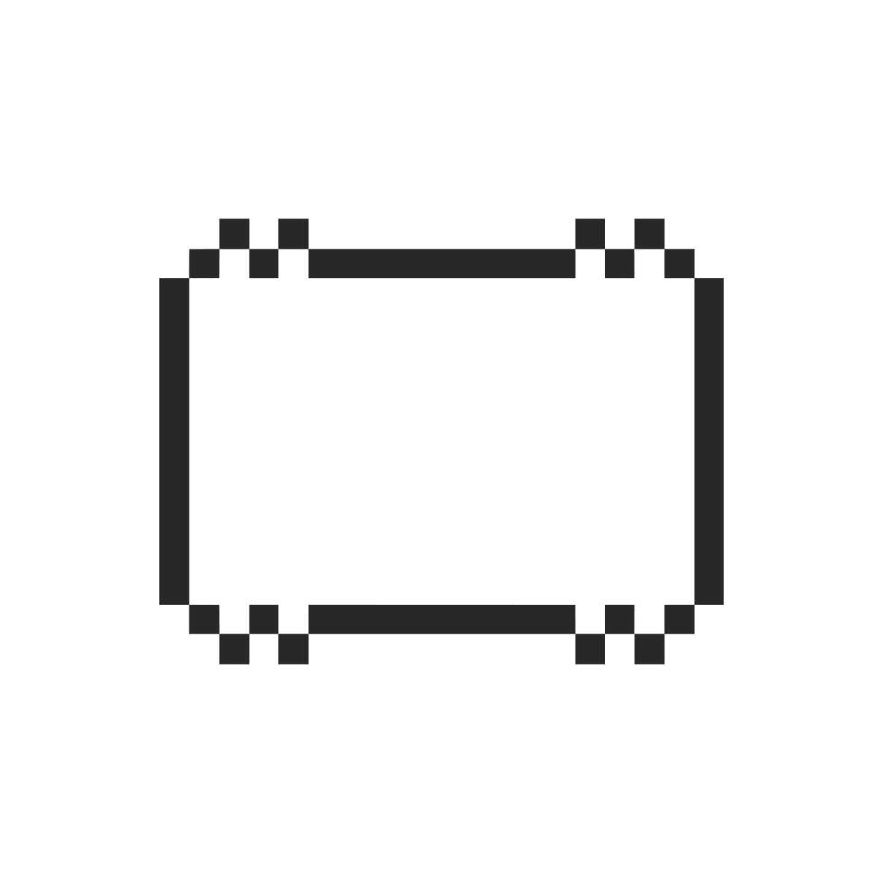 Sleek decorative frame enclosing a blank space vector