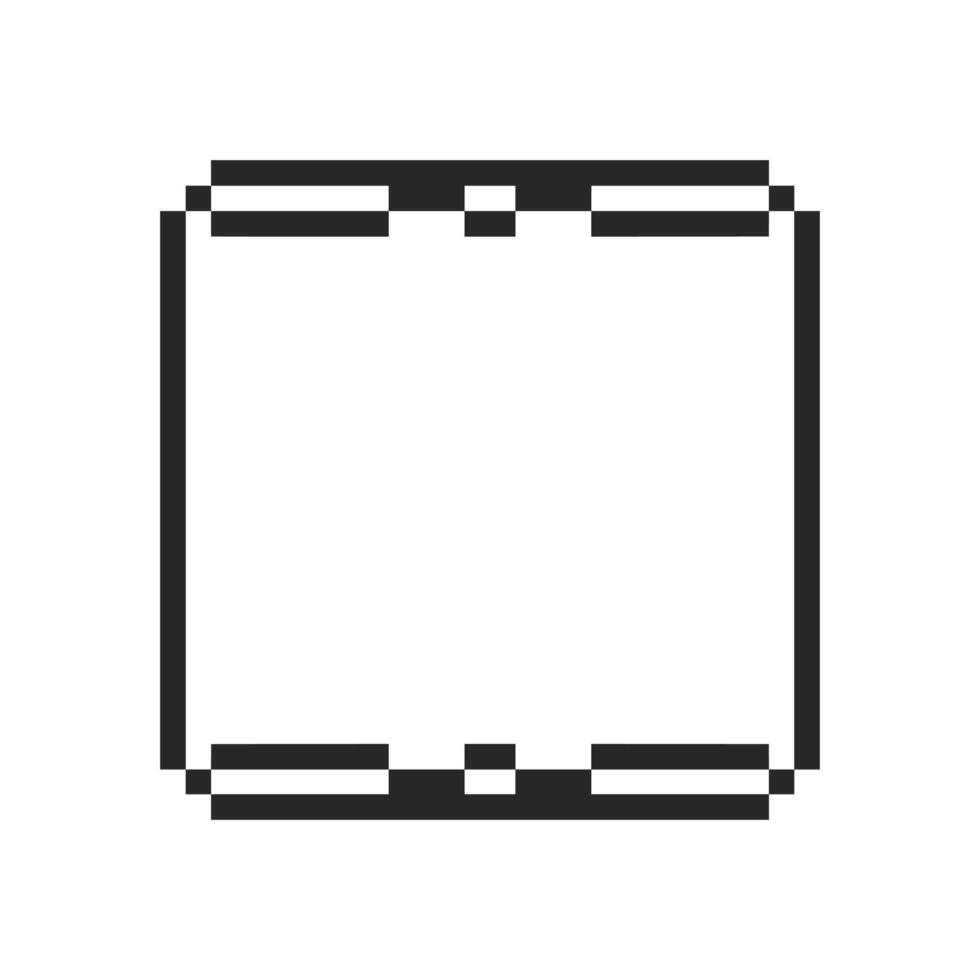 Clean-lined canvas with a decorative border vector