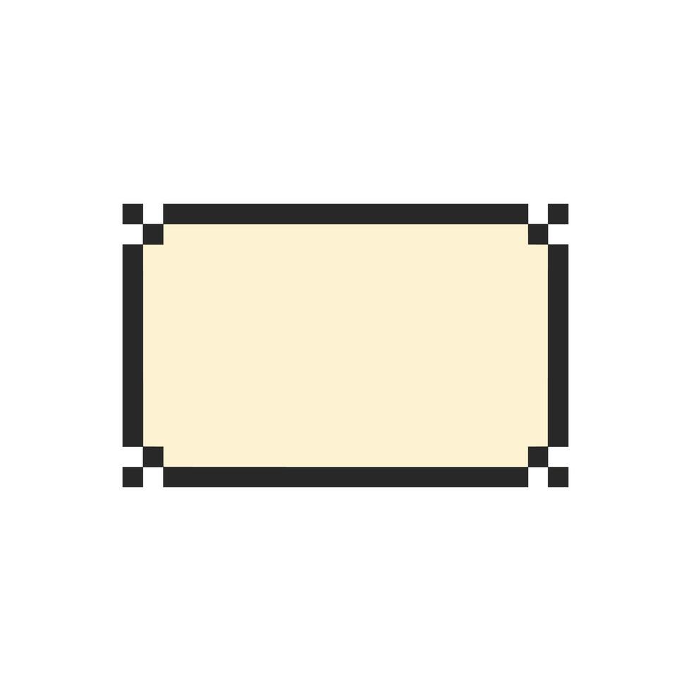 Understated canvas wrapped in a stylish frame vector