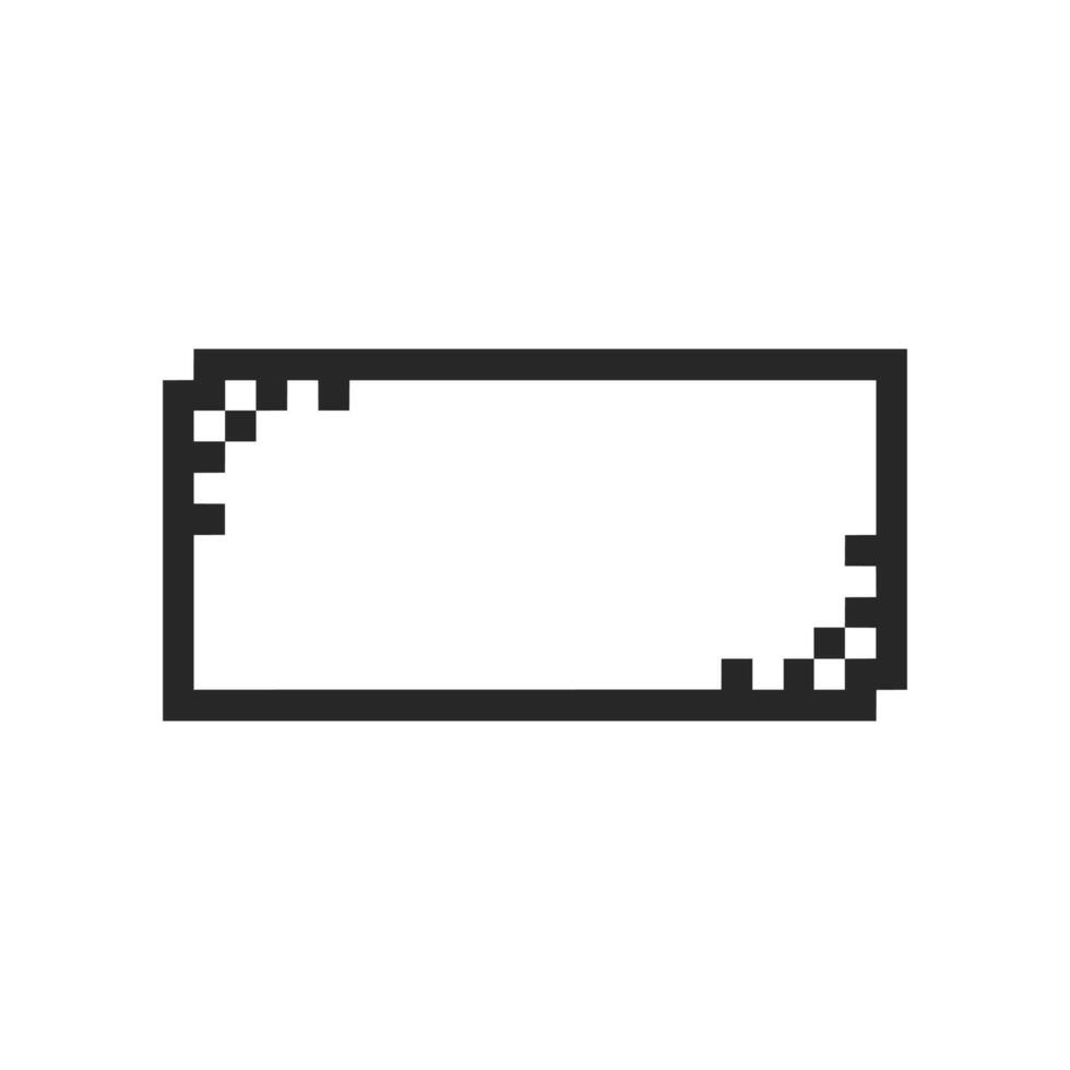 Bare canvas accented by an elegant frame vector