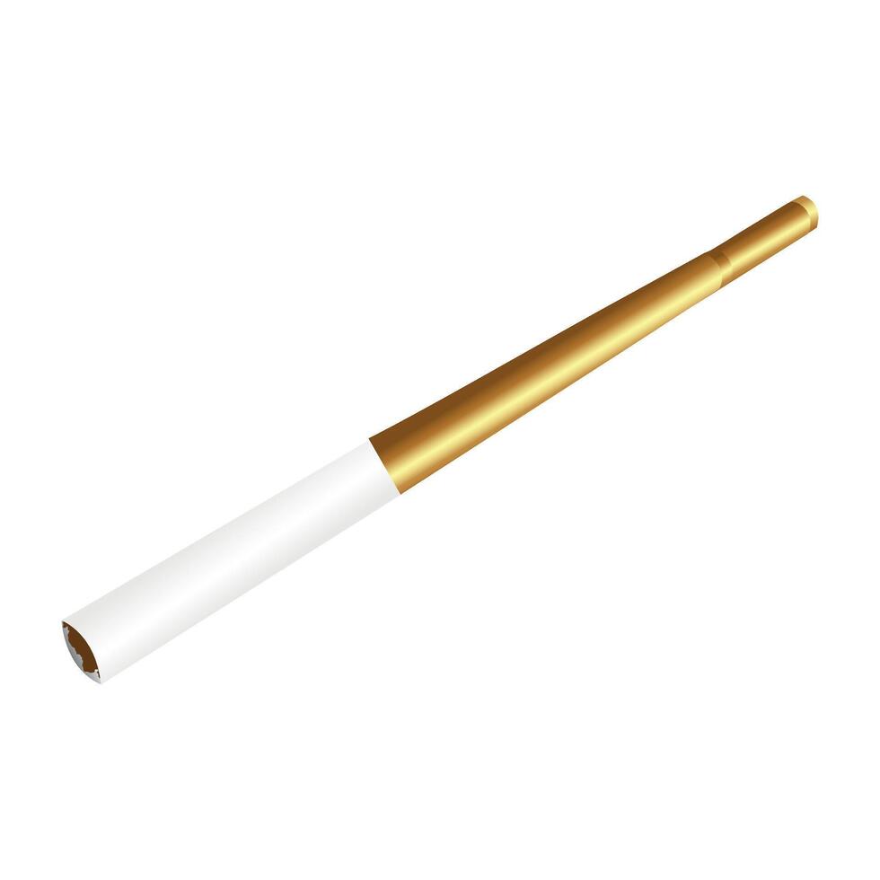 cigarette holder isolated on white background vector