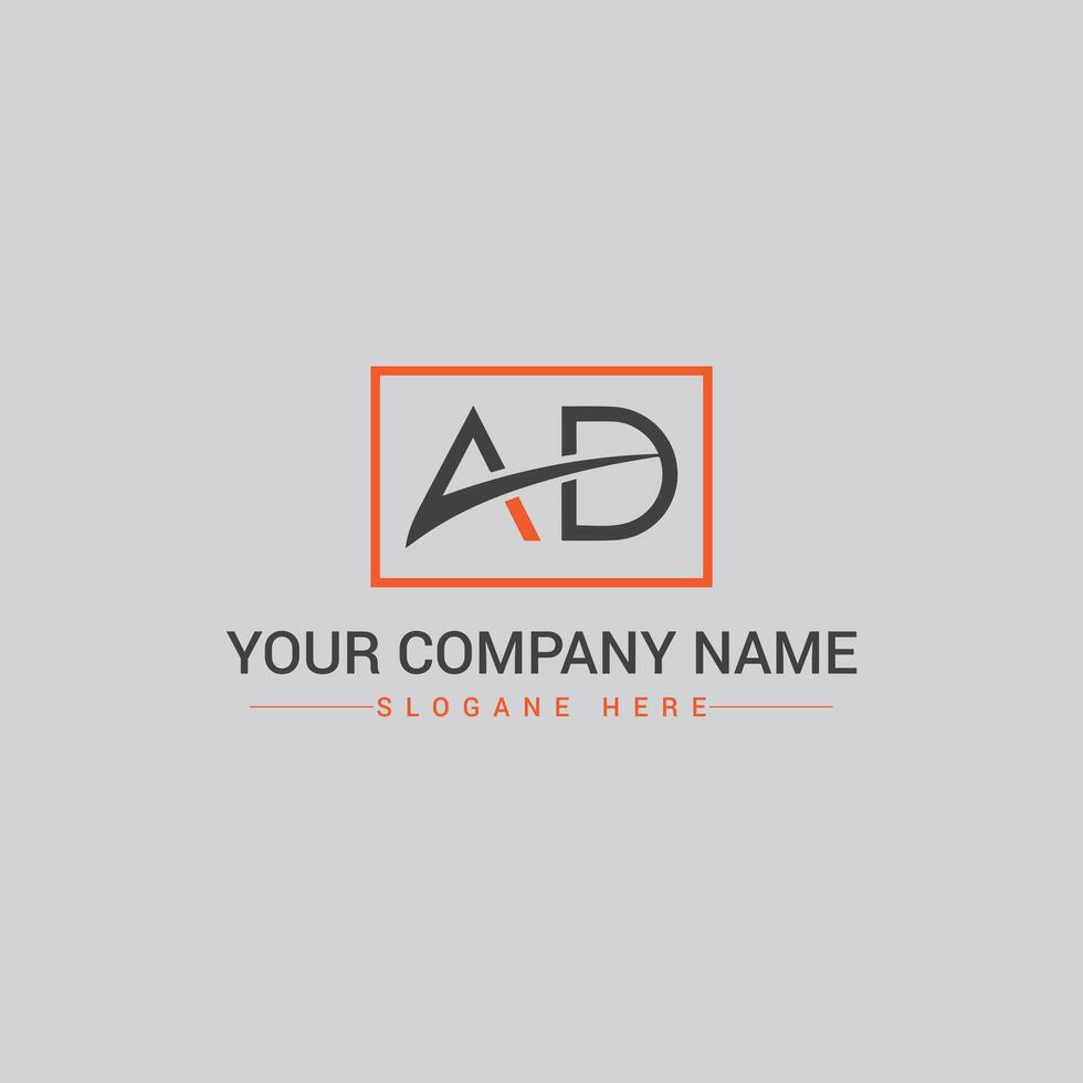 Monogram logo AD DA A and Dvector logo design vector