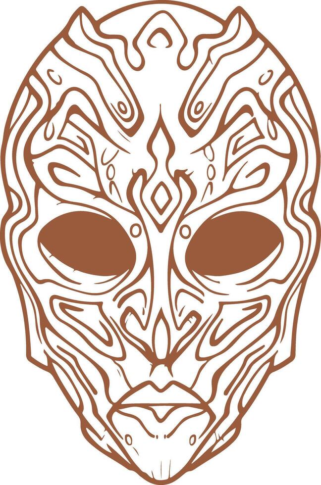 Abstract Undead Mask May 5th vector